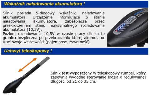 Lekki silnik elektryczny Osapian 45LBS MAXIMIZER