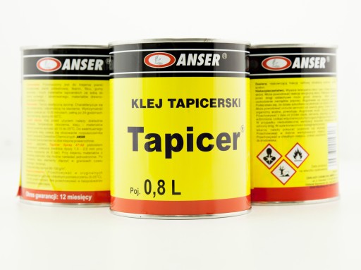Клей TAPICER БАНКА 0,8 л OWATA ПЕНА ВОЙЛОЧНЫЕ ДОСКИ РЕЗИНА ДРУГОЕ