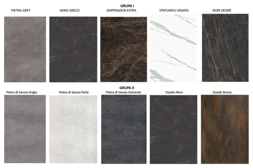 Stół LARGO blat w stylu marmuru 300 x 120 LAMINAM