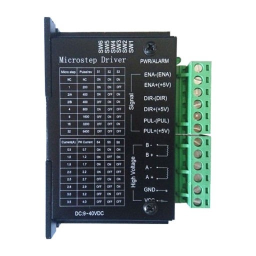 TB6600 КОНТРОЛЛЕР ШАГОВОГО ДВИГАТЕЛЯ 4A 1/32 МАХ
