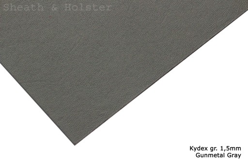 Kydex Gunmetal Grey — толщина 200x300 мм. 1,5 мм