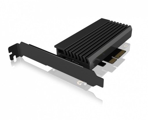 Карта PCIe со слотом M.2 M-Key для одного диска
