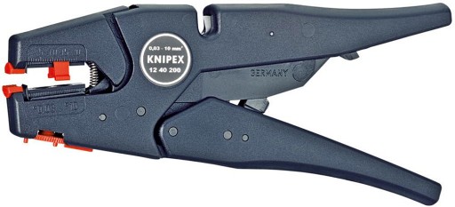 KNIPEX 12 40 200 Инструмент для снятия изоляции кабеля 0,03-10 мм