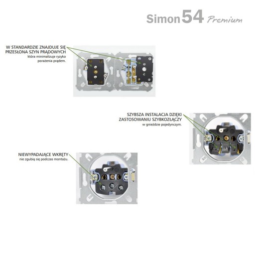 Simon 54 НАКЛАДНАЯ УГЛОВАЯ КОРОБКА антрацит