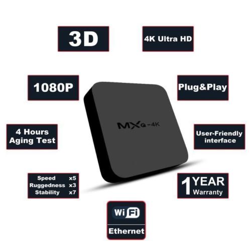 ТВ-бокс OTT MXQ Pro 4K KODI WIFI 8 ГБ 708876