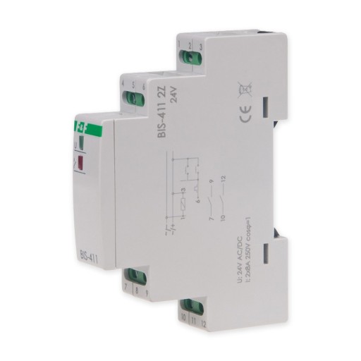 Bistable Relay 2Z 24V AC/DC F & F BIS-411