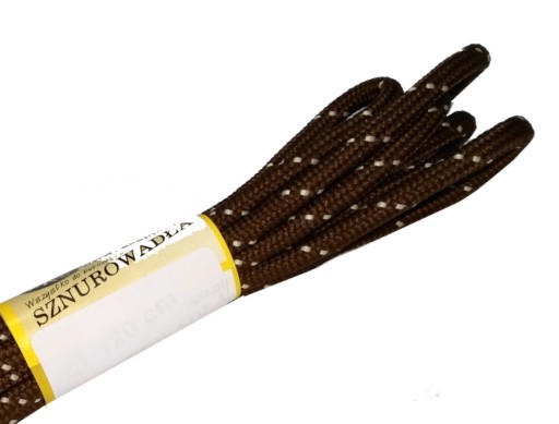 Длинные трекинговые шнурки 140см STRONG BROWN N1