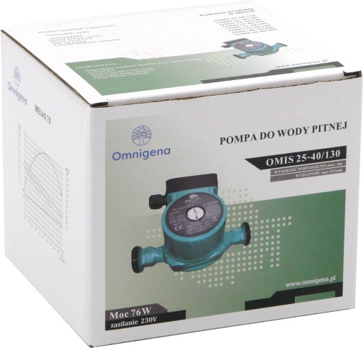 ЦИРКУЛЯЦИОННЫЙ НАСОС 25-40/130 CIRCULATION OMNIGENA CO