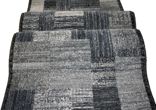 Chodnik SPIRIT SZARY Prostokąty GRUBY MIĘKKI 100cm