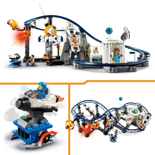 LEGO Blocks Creator 3 в 1 Космические американские горки / 31142 + сумка