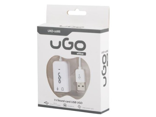 Звуковая карта UGO 7.1 USB на кабеле