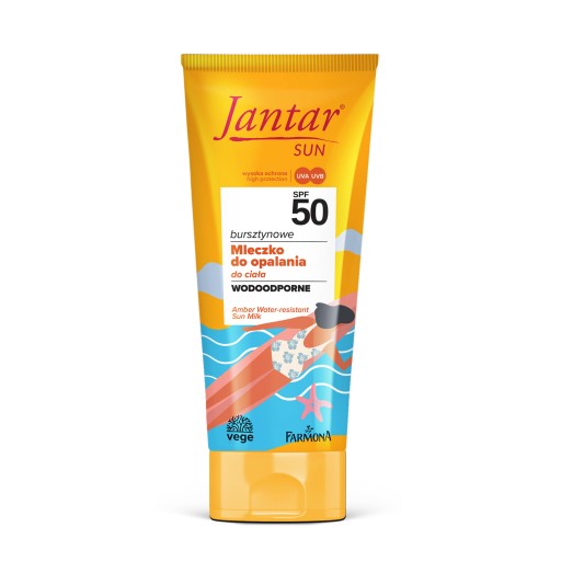 Mleczko do opalania Jantar Sun Protect and Moisture 50 SPF 200 ml