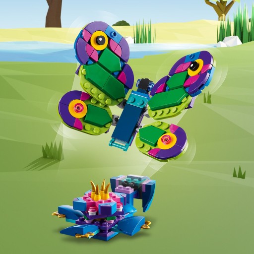 KLOCKI LEGO CREATOR 3w1 EGZOTYCZNY PAW WAŻKA MOTYL PREZENT DLA 7,8,9 LATKI