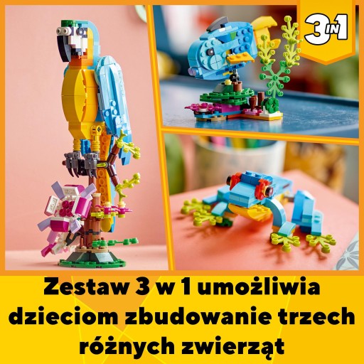 LEGO 31136 Creator Экзотический попугай 3 в 1