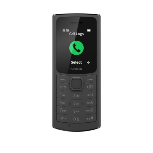 Телефон NOKIA 110 4G черный с двумя SIM-картами