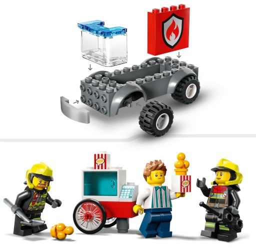 LEGO City 60375 Пожарная машина Автомобиль Пожарная станция