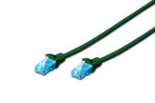 Патчкорд Сетевой кабель UTP 5e Зеленый 1 м