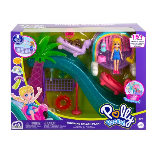 Солнечная аквапарк POLLY POCKET MATTEL