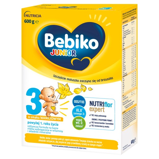 Молоко Bebiko Junior 3 модифицированное 4х600 г