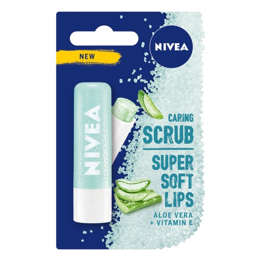 Ухаживающий скраб для губ NIVEA Алоэ + Вит Е
