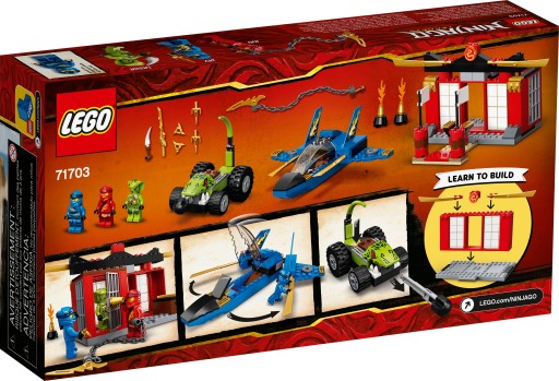 Klocki LEGO 71703 Ninjago - Bitwa burzowego myśliwca
