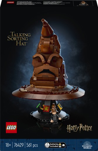 LEGO ГАРРИ ПОТТЕР - Говорящая Распределяющая Шляпа (76429) + Сумка + Каталог 2024 г.