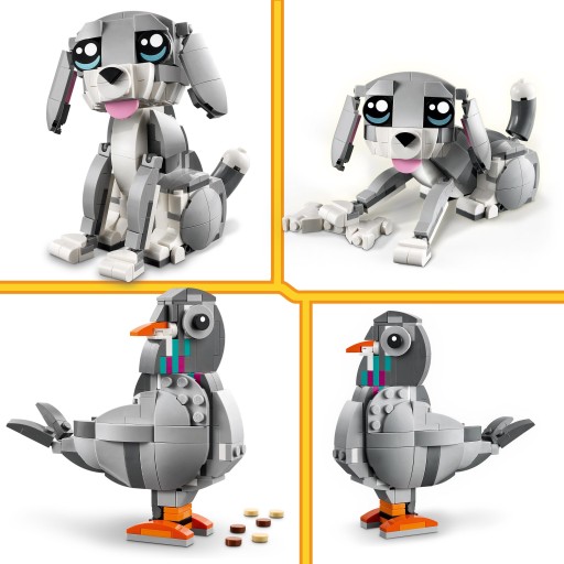 Подарок LEGO для 8+ -year -sold Creator 31163 Озорная кошка + Lego Bag
