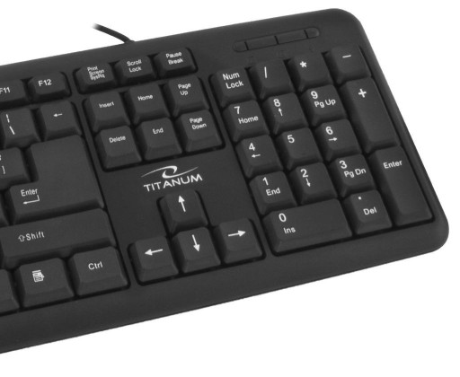 Стандартная проводная клавиатура USB Titanum