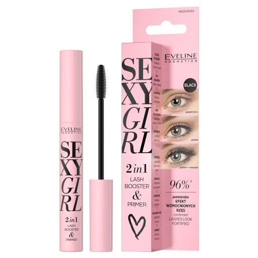 Eveline Cosmetics Sexy Girl baza i odżywka do rzęs