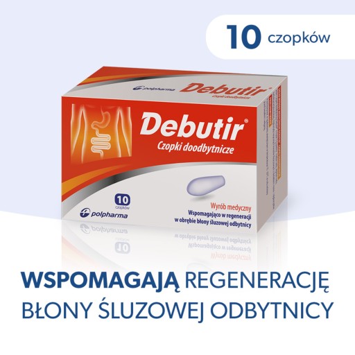 Дебутир ректальные свечи 10 шт.