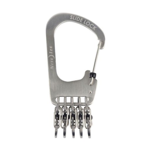 Стальной брелок для ключей Nite Ize SlideLock KCK-11-R3
