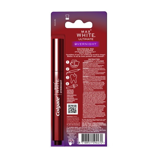 Colgate Max White Ночной отбеливающий аппликатор 2,5 мл