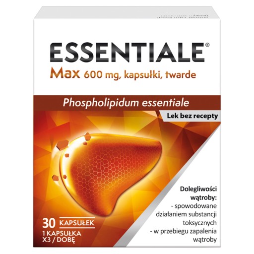Kapsułki na dolegliwości wątroby Essentiale Max 30