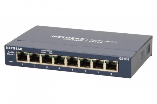 Коммутатор NETGEAR GS108GE 8xLAN