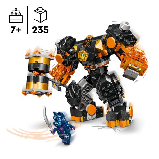 LEGO NINJAGO МЕХ ЭЛЕМЕНТ ЗЕМЛИ COLEA 71806 7+