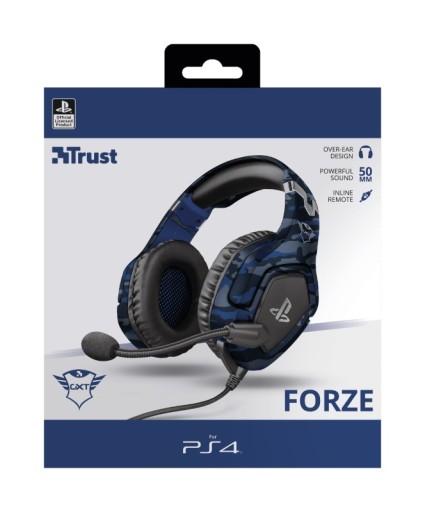 TRUST GXT 488 Наушники Forze-g с микрофоном Синий Синий