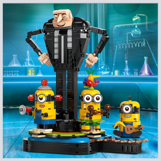 LEGO Girls Первый Грю и миньоны из кубиков 75582