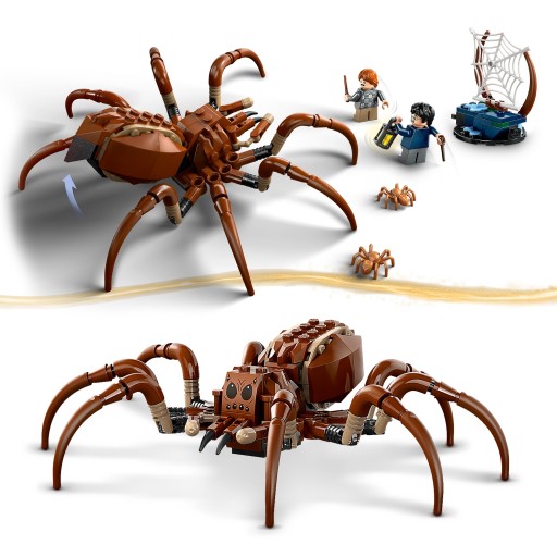 LEGO Klocki Harry Potter 76434 Aragog w Zakazanym Lesie z ruchomymi nogami