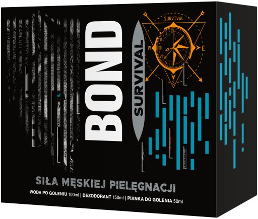 Рождественский набор косметики для мужчин / Косметика в подарок на Рождество BOND