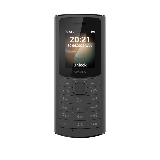 Телефон NOKIA 110 4G черный с двумя SIM-картами