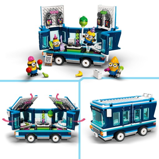 LEGO Minions 75581 - Imprezowy autobus minionków