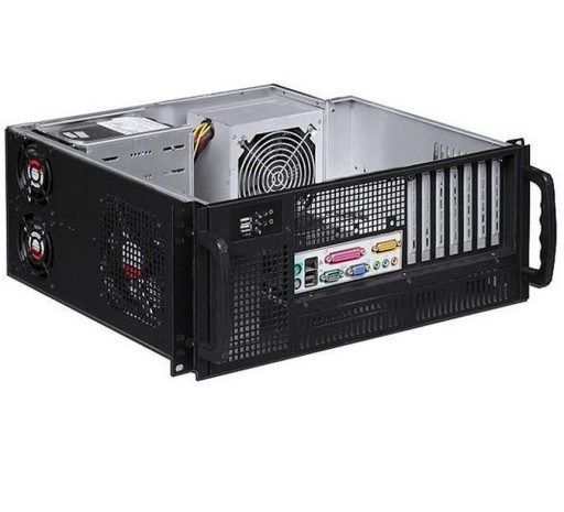 Серверный корпус Techly PC ATX Rack 19 дюймов, 4U, черный