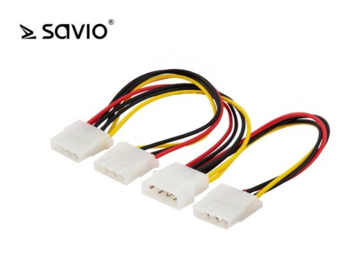 4-контактный кабель-разветвитель питания MOLEX от 1xM до 3xF