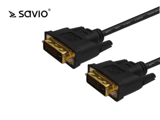 CL-31 KABEL DVI-D (24+1) 1,8m dł PRZEWÓD DUAL LINK