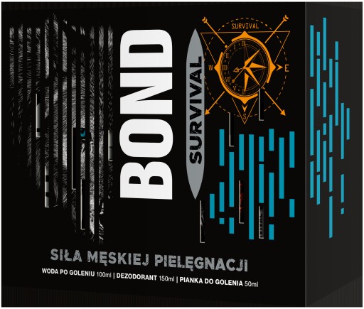 Рождественский набор косметики для мужчин / Косметика в подарок на Рождество BOND