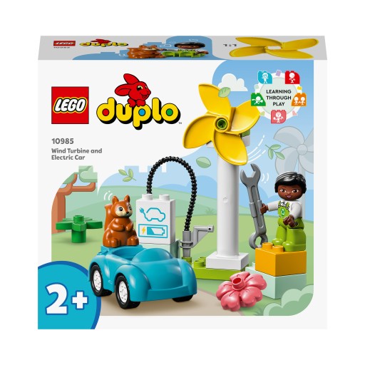 LEGO DUPLO Town: ветряная турбина и автомобиль (10985)