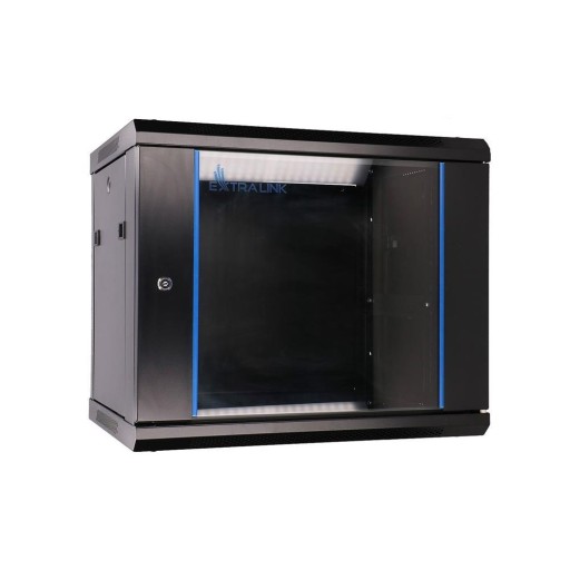 Extralink 9U 600x600 черный для монтажа в стойку