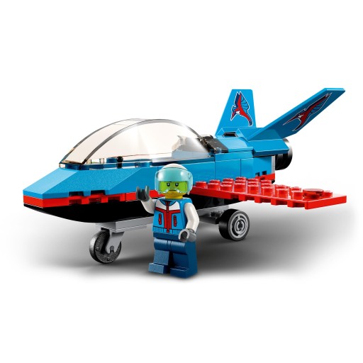 LEGO City 60323 Каскадерский самолет Реактивный пилотаж 59 кубиков 5+