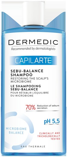 DERMEDIC CAPILARTE SEBU-BALANCE ШАМПУНЬ 300МЛ ŁZS
