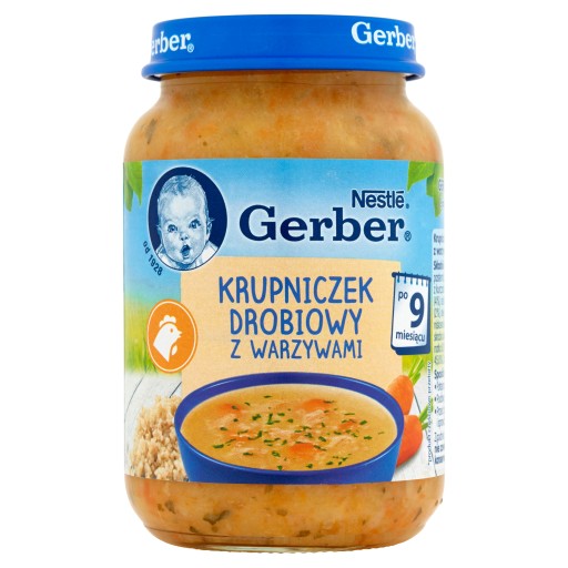 GERBER Суп-крупничек из птицы с овощами после 9 месяцев - 190 г